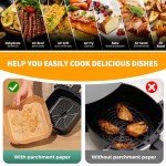 150pcs Non-Stick Air Fryer Parchment Liners