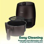 BELLA 2 qt Manual Air Fryer Oven 5-in-1