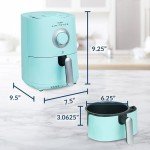 Nostalgia 1-Quart Personal Air Fryer – Aqua