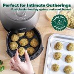 BELLA 2 qt Manual Air Fryer Oven 5-in-1