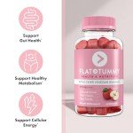 Flat Tummy Apple Cider Vinegar Gummies, 60 Count