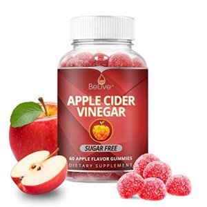 Belive Sugar-Free Apple Cider Vinegar Gummies 60 Ct