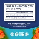 Extra Strength White Kidney Bean Extract Capsules