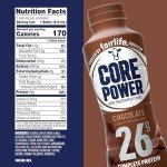 Chocolate Core Power Protein Shake, 26g, 12 Pack