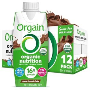 Organic Protein Shake - Creamy Chocolate Fudge 12 Pack