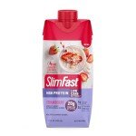 SlimFast Strawberry Protein Shake - Meal Replacement 12 Count