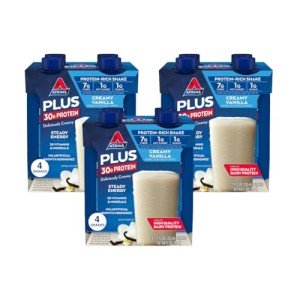 Atkins Creamy Vanilla Protein Shake, Keto-Friendly, 12 Count