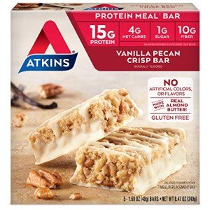 Atkins Vanilla Pecan Protein Meal Bars - Keto Friendly