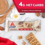 Atkins Vanilla Pecan Protein Meal Bars - Keto Friendly