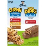 Quaker Chewy Granola Bars Variety Pack - 58 Count
