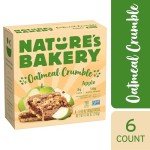 Nature's Bakery Apple Oatmeal Crumble Bars, 6 Count