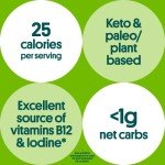 Organic Roasted Seaweed Snacks - Sea Salt & Avocado