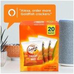 Cheddar Cheese Goldfish Crackers - 20 Snack Packs