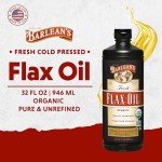 Barlean's Organic Cold Pressed Flaxseed Oil, 32 oz