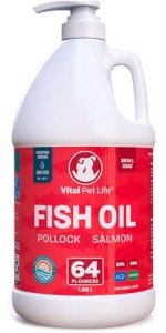 Dog Fish Oil Supplement for Healthy Skin & Coat