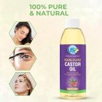 Pure Cold-Pressed Castor Oil for Skin & Hair