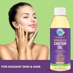 Pure Cold-Pressed Castor Oil for Skin & Hair
