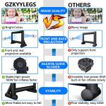 GZKYYLEGS 14 Feet Indoor and Outdoor Inflatable Blow up Mega Movie Projector Screen with Carry Bag for Front and Rear Projection