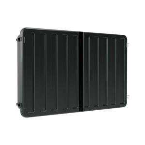 Outdoor TV Hard Cover Weatherproof Protection for Television - Mounts Right on The Wall - TV Wall Mounting Bracket Included … (45-55 inch), Black