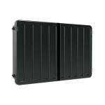Outdoor TV Hard Cover Weatherproof Protection for Television - Mounts Right on The Wall - TV Wall Mounting Bracket Included … (45-55 inch), Black
