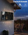 SYLVOX 32-Inch Outdoor TV, Full Sun Outside TV, 1500 Nits Brightness, IP55 Waterproof, 1080P FHD, Google Smart TV OS, Voice Control Remote, WiFi 5G, for Patio, Deck, Terrace, Backyard (Pool SE, 2025)