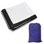 Projecting Screen Outdoor, 16:9 200" Portable Projector Screen,Rear Projection Screen with Hanging Holes for School and Outdoor Projecting Projector Screen