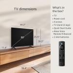 Amazon Fire TV 50" 4-Series 4K UHD smart TV, stream live TV without cable, 2024 release