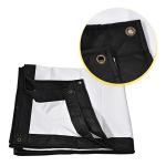 Projecting Screen Outdoor, 16:9 200" Portable Projector Screen,Rear Projection Screen with Hanging Holes for School and Outdoor Projecting Projector Screen