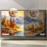 SYLVOX 32" Smart Outdoor TV,1080P Full Sun Outdoor Television with 1500 Nits High Brightness, IP55 Weatherproof TV for Outside, Google System WiFi Bluetooth Google Assistant Chromecast (Pool Se)