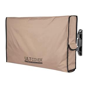 ULTCOVER Waterproof Outdoor TV Cover for 55-59 inch Outside Flat Screen Televisions with Mounts and Stands
