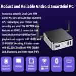 Geniatech APC390K Android 11.0 Smart TV Box HD 4K, HDMI Digital Signage Player, Mini PC WiFi Bluetooth Video Player for Industrial/Commercial Advertising Menu Display, 2GB RAM 16GB ROM
