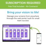 SmartSign2go Pro 4K UltraHD Digital Signage Media Player with Easy-to-Use Cloud-Based Software (2-Week Free Software Trial)