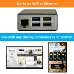 SmartSign2go Lite Digital Signage UltraHD 4k Media Player with Easy-to-Use Cloud-Based Software (Includes 2-Week Free Software Trial)