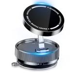 Vacuum Suction Magnetic Phone Holder,2026 Upgraded 360° Adjustable Foldable Telescopic Hands-Free Suction Cup Car Phone Holder for Car/Gym/Mirror,Compatible with iPhone Android All Smartphones