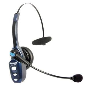 BlueParrott B250-XTS Mono Bluetooth Wireless Headphones 91% Noise Canceling Over Head Trucker Headset with Mic, Lightweight Design with Adjustable Headband, 20 hrs. Talk Time, Blue