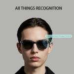GAKLIVN 4K Camera Glasses, AI Smart Glasses with Real-Time Translation & Object Recognition,32GB Storage, Max 10Hrs Playtime | 2 Lens Set（Transparent&Black for Outdoor,Work,Travel, Business - Black