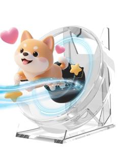 3D Hologram Fan, Magikeration 4.72 Inch 3D Holographic Fan Projector with Cover Picture Spinner for Halloween,Christmas,Thanksgiving,Easter,Parties (12cm, 4GB)