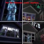 Halloween Holographic Rear Projector Screen 50" x 89" Hologram Window Movie Screen Rear Projector Indoor Outdoor Double Sided Video Projection (100"- Projector Screen)