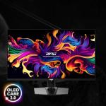 MSI MPG 321URX QD-OLED, 32" 4K UHD Quantum Dot OLED Gaming Monitor, 3840 x 2160, 0.03ms, 240Hz, True Black HDR 400, 90W USB Type C, HDMI, DP Port