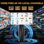 2200+ Miles Range TV Antenna, 2025 Strongest Digital TV Antenna Indoor Outdoor with Amplifier Signal Booster, HD Antenna for Local Channels for Smart Tv and Old TVs-38ft Coax Cable-Support 8K 4K 1080p