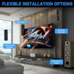 2700+ Miles Range TV Antenna, 2025 Strongest Digital TV Antenna Indoor/Outdoor with Amplifier Signal Booster, HDTV Antennas for Local Channels for Smart and Old TVs-38ft Coax Cable-Support 8K 4K 1080p