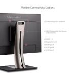 ViewSonic VP3256-4K 32 Inch 4K UHD IPS Ergonomic Monitor with Ultra-Thin Bezels, Color Accuracy, Pantone Validated, 60W USB C