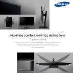 Samsung Monitor 4K(3840x2160) 27 Inch - USB C - 1 Billion Colors with HDR10 - Intelligent Eye Care - Height Adjustable Stand - w/HDMI Cable