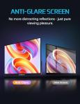 CAPERAVE 17.3" Portable Monitor 4K, 500 Nits 3840 * 2160p 100% Adobe RGB Travel Monitor with Bulit-in Kickstand & Speakers, Portable Computer Monitor, External Monitors for Laptop PC Xbox Switch PS4/5