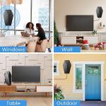 2025 Upgraded Strongest Digital TV Antenna, 2700+ Miles Range TV Antenna for Smart TVs, Indoor/Outdoor HDTV Antenna for Local Channels with Amplified Signal Booster Supports 4K 8K 1080p-38 FT Cable