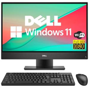 Dell OptiPlex 5260 21.5" FHD All-in-One Desktop PC, Quad-Core i5-8500, 16GB RAM, 256GB SSD, Keyboard and Mouse, WiFi, Bluetooth, DisplayPort, Type-C, Windows 11 Pro (Renewed)