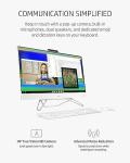HP All-in-One Desktop Computer, 27" Touchscreen FHD, Octa-Core AMD Ryzen 7 5700U (Beat i7-1165G7), 64GB DDR4 RAM, 4TB SSD, WiFi, Bluetooth, KB & Mouse, Windows 11 Pro, BROAG 64GB Flash Stylus