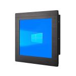 HUNSN IP68 Full Waterproof 12.1 Inch Industrial All in One Panel PC, Resistive Touch Screen, J1900, Windows 11 / Linux Ubuntu, PW18, 2 x RS232, RS485, 2 x LAN, 3 x USB, 12-24V DC, 8G RAM, 128G SSD