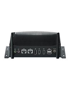 WEIDIAN Fanless PC, Industrial Mini PC, Core i7-10810U (up to 4.90 GHz), 2HD+DP Triple Display, 2RS232/RS422/RS485 COM, 2RJ45 LAN, 6USB, GPIO, WiFi, BT, Win11, Linux, Ubuntu(32GB RAM 1TB SSD)