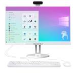 SIUGHVA All-in-One Desktop Computer, 24" FHD Touchscreen i7 16GB RAM, 512GB SSD, Quad-Core 11, Wired Keyboard